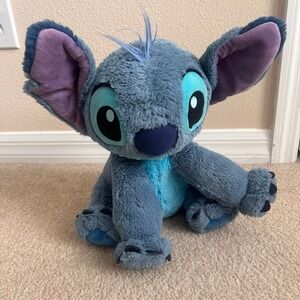 Disney Lilo & Stitch Plush‎ Stuffed Animal Blue Purple Alien 14 inch